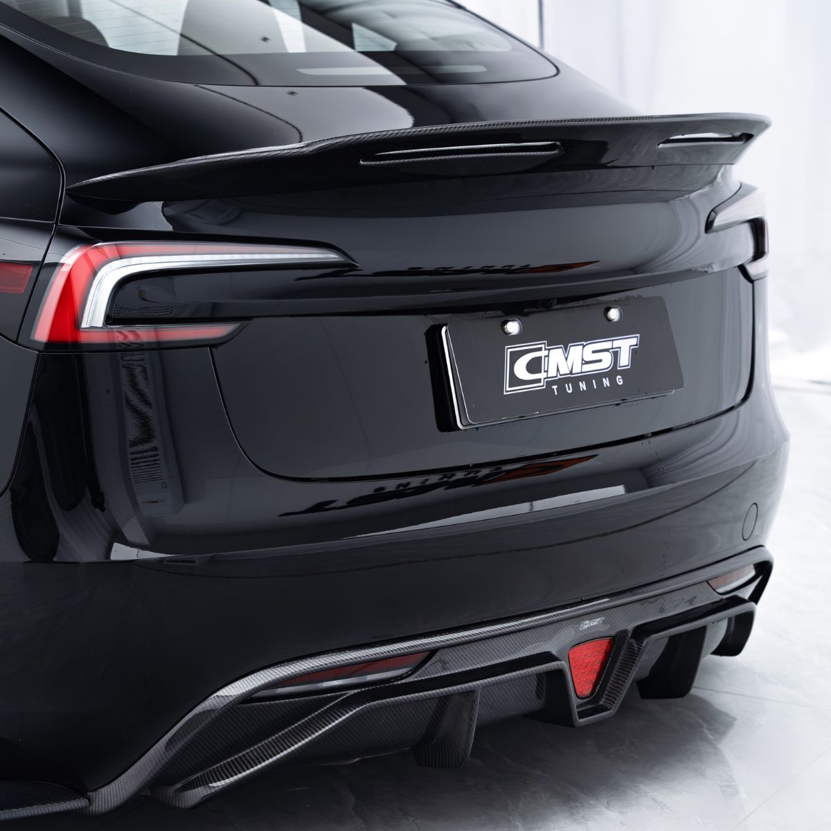 Track - Performance Carbon Fiber Rear Spoiler Wing for Model 3 Highland - Tesery Official Store