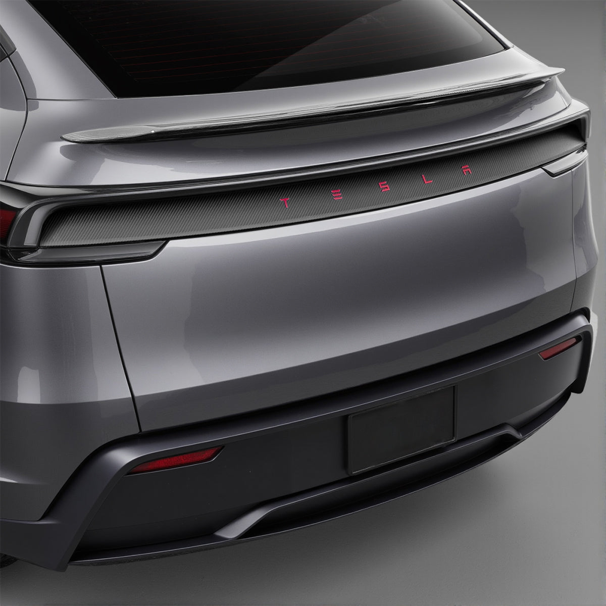 Trunk Tailgate Applique for Tesla Model Y Juniper - Real Dry Molded Carbon Fiber - Tesery Official Store