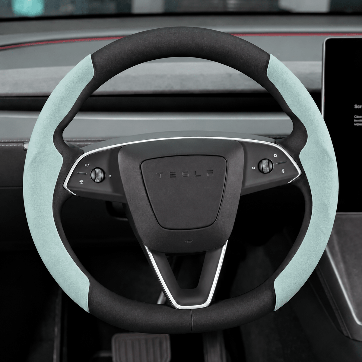 Ultra-thin Alcantara Steering Wheel Cover for Model 3 / Y | TESERY - Tesery Official Store
