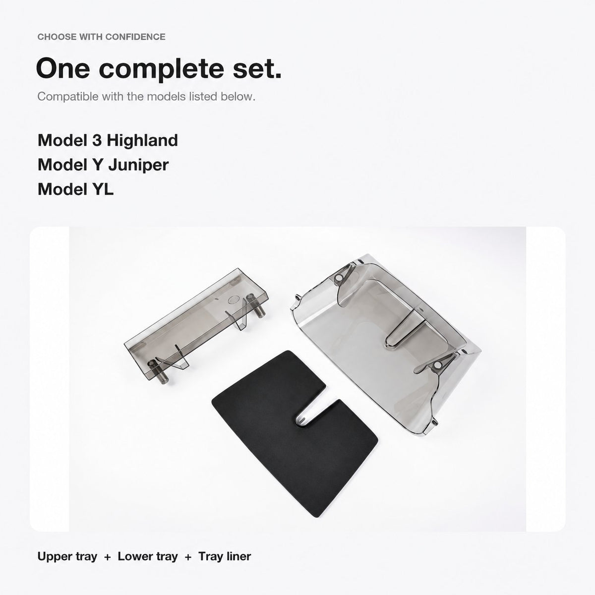 Under Center Screen Storage for Model 3 Highland / Model Y Juniper / Model YL - Tesery Official Store