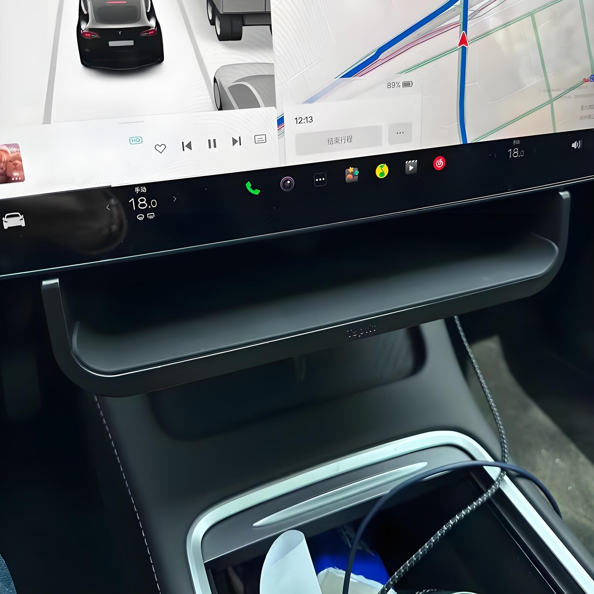 Under Screen Storage Box for Tesla Model Y/3/3 Highland - Tesery Official Store