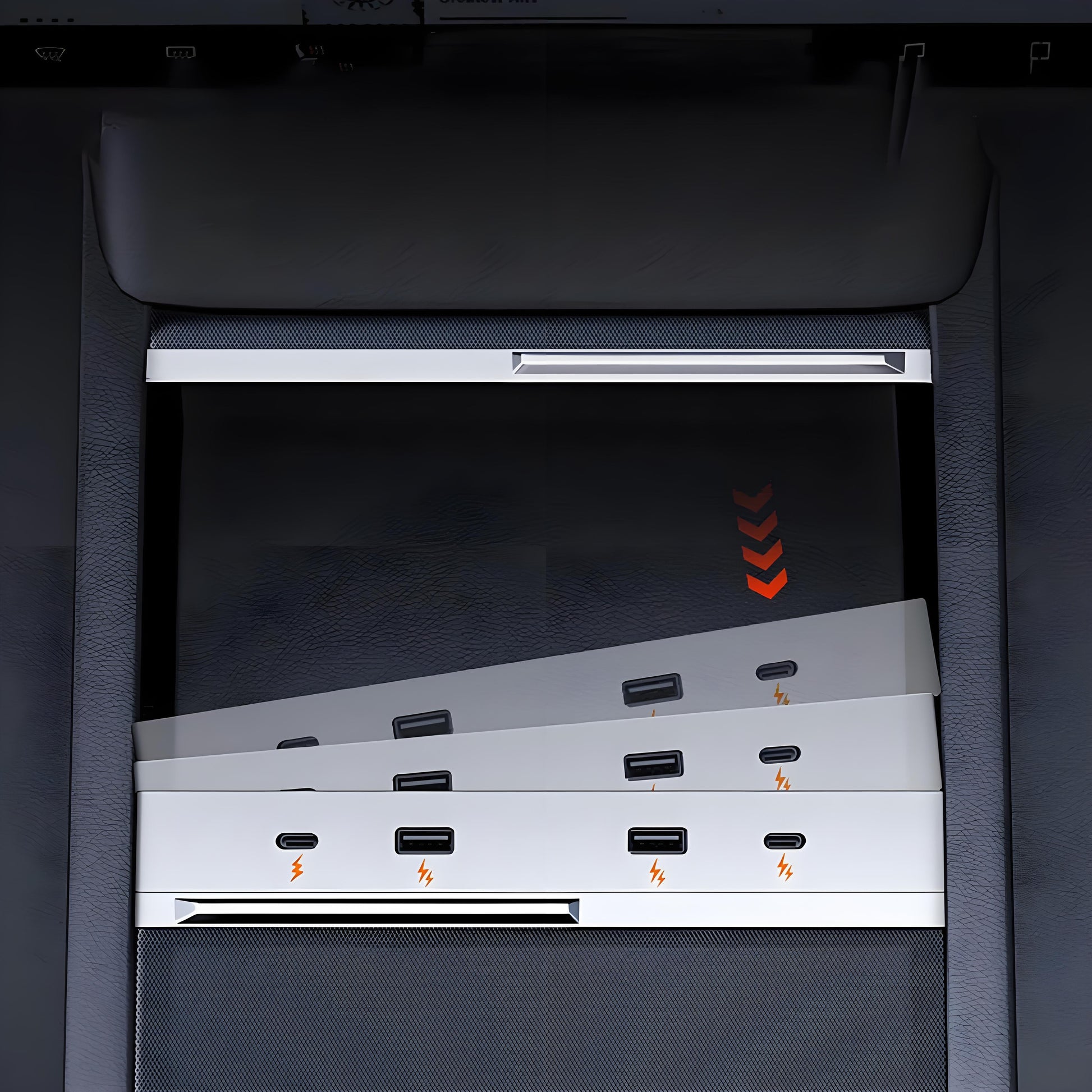 USB Hub Central Control Expansion Dock for Tesla Model 3 Highland - Tesery Official Store