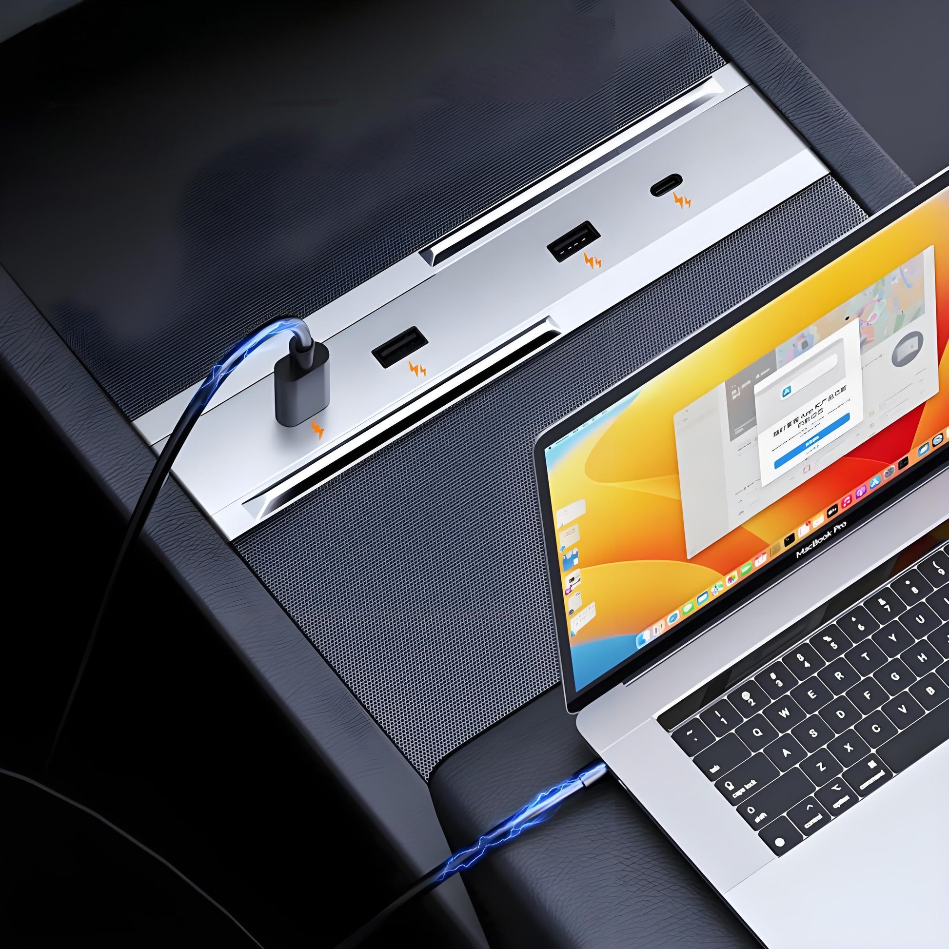 USB Hub Central Control Expansion Dock for Tesla Model 3 Highland - Tesery Official Store