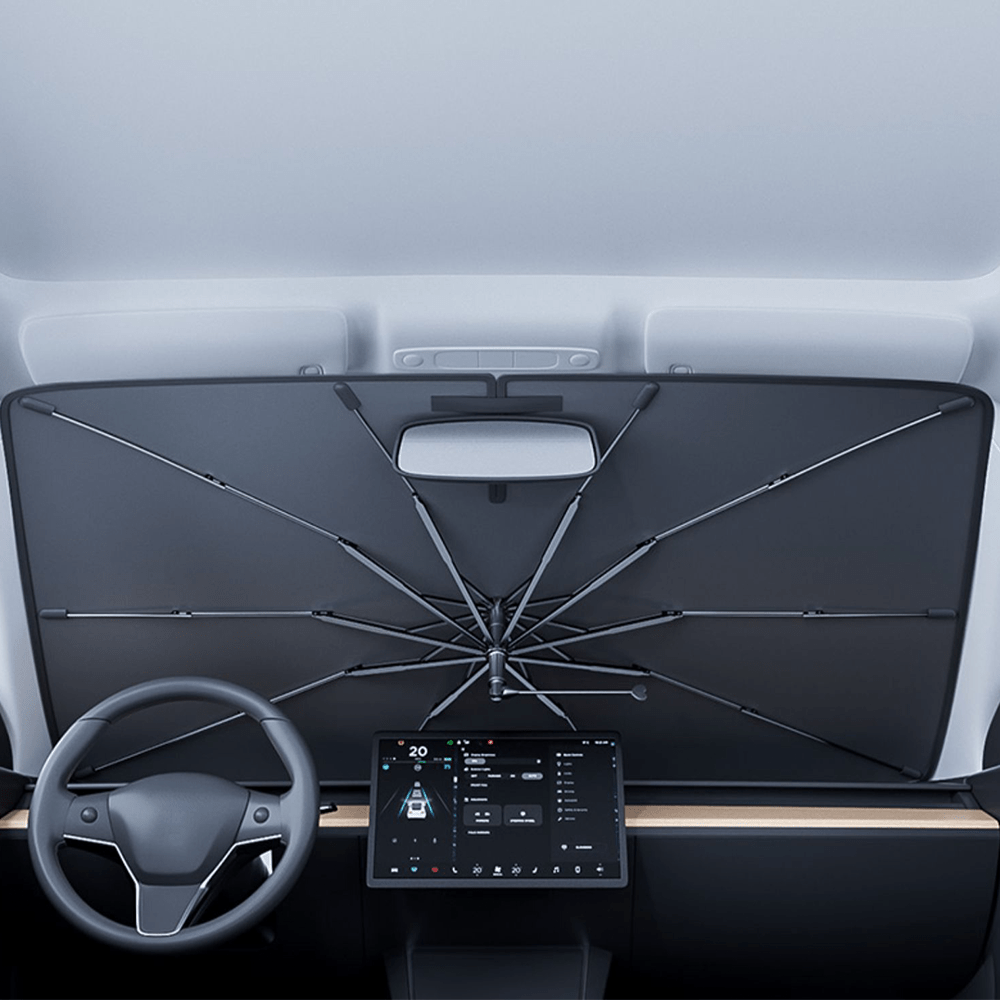 Windshield Sun Shade Umbrella for Tesla Model 3/Y/S/X - Tesery Official Store