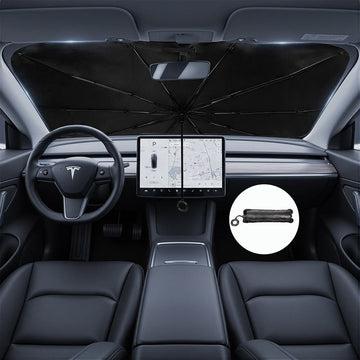 Windshield Sun Shade Umbrella for Tesla Model 3/Y/S/X - Tesery Official Store