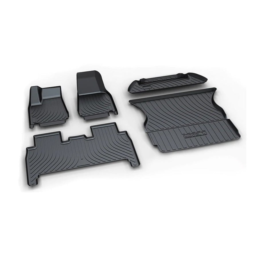 All-Weather Floor Mats for Tesla Model X 2016-2020 (Only for LHD) - Tesery Official Store