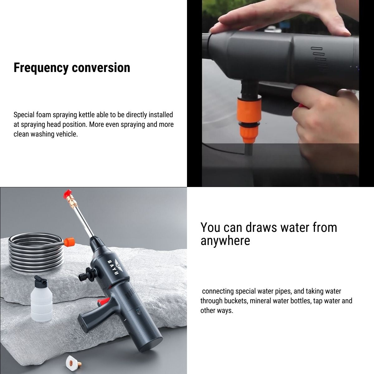 Bayu Portable Car Wash for Tesla Model 3/Y/S/X - Tesery Official Store