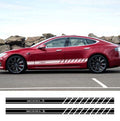 Car Door Side Skirt Stickers Auto Decor Decal for Tesla Model 3 Model S Model X 2PCS/set - Tesery Official Store