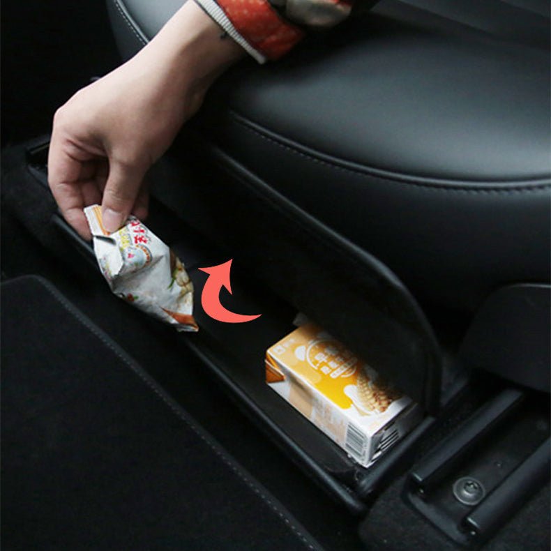 Driver Passenger Seat Organizer Under Seat Storage Box for Tesla Model Y 2020-2024 - Tesery Official Store