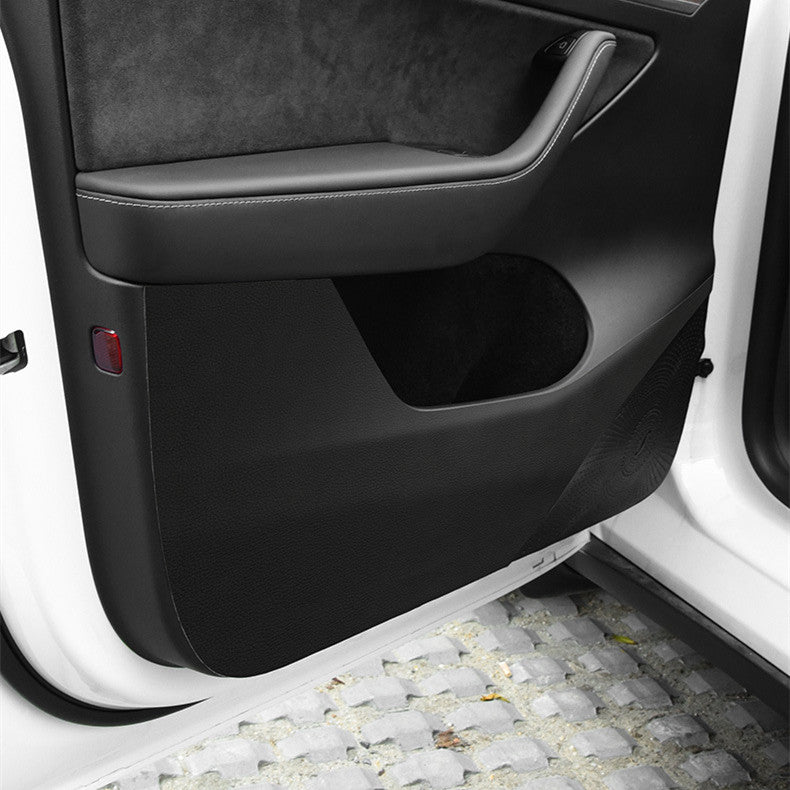 Leather Door Protector Anti-Kick Mat for Tesla Model Y 2020-2023 - Tesery Official Store