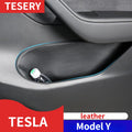 Leather Door Slot Storage Protective Pad suitable for Tesla Model Y (2020-2022) - Tesery Official Store