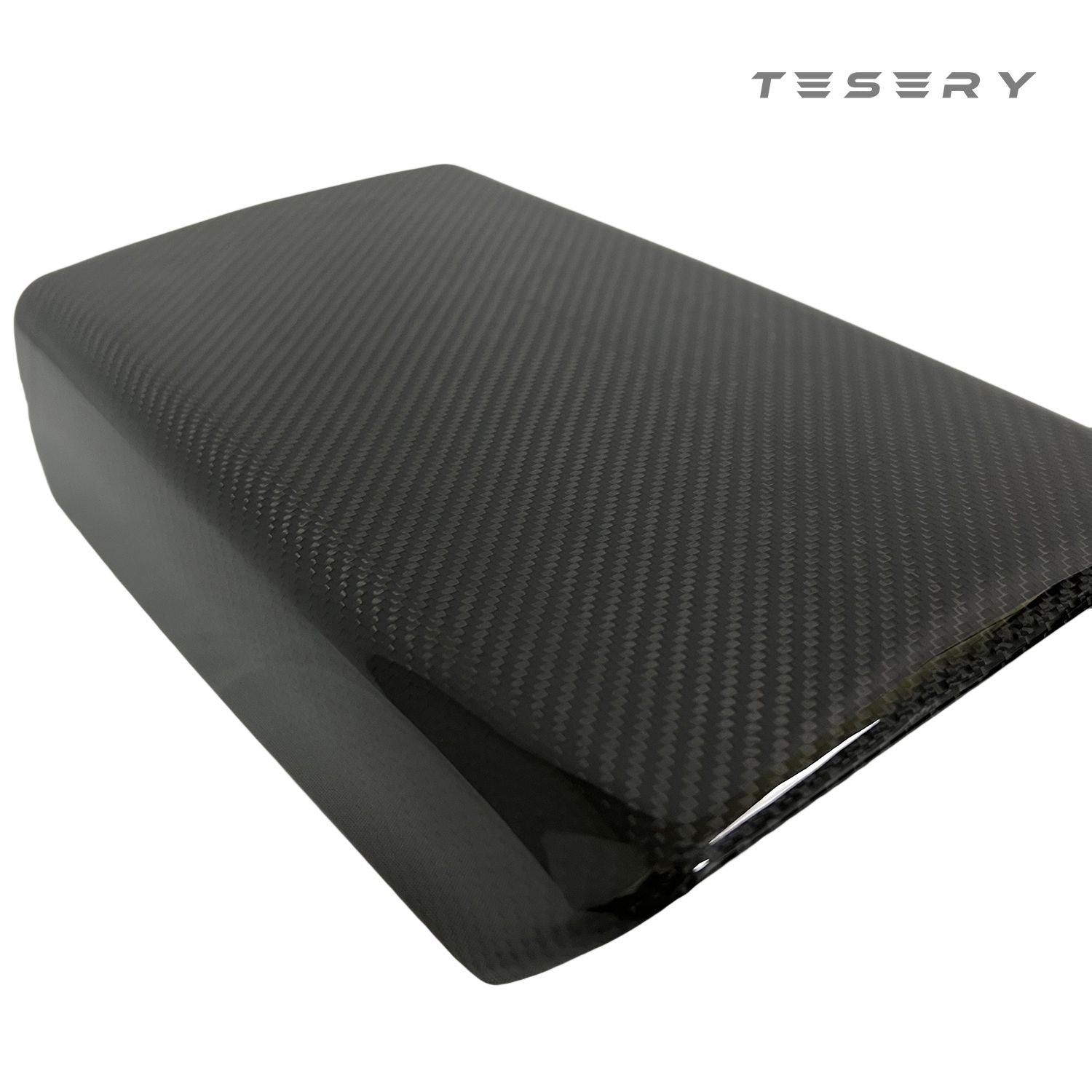 Model 3 / Y Armrest Cover - Carbon Fiber Interior Mods - Tesery Official Store