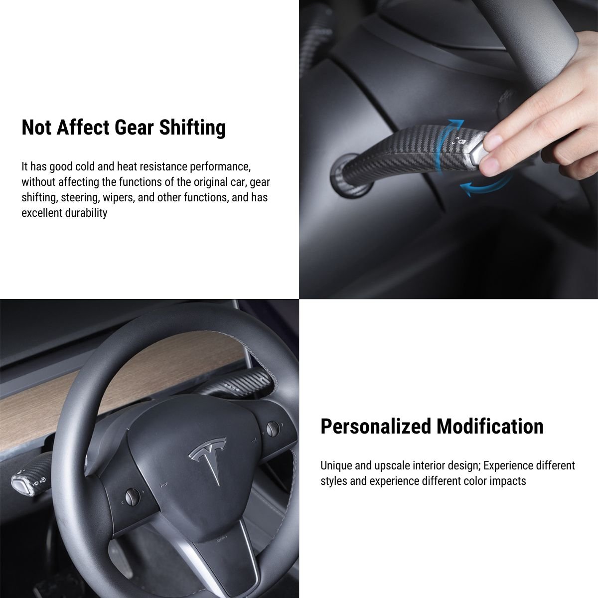 Model 3 / Y Gear Shift Cover Turn Signal Lever Trim- ABS - Tesery Official Store