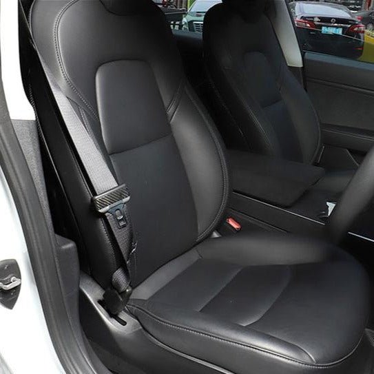 Model 3 / Y Seat Belt Buckle Cover Trim - Carbon Fiber Interior Mods（2pcs） - Tesery Official Store
