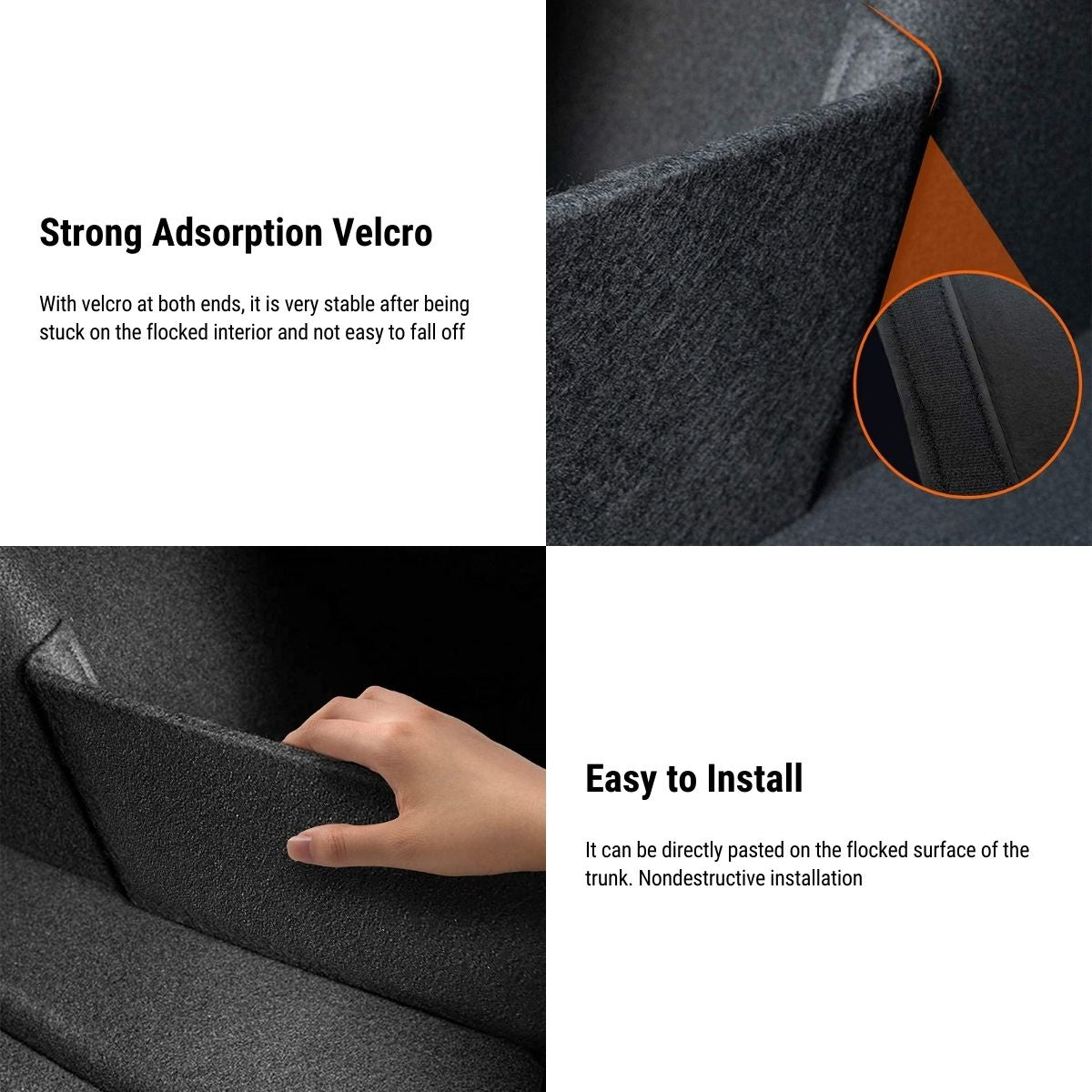 Rear Trunk Organizer Side Divider for Tesla Model 3 2017-2023.10 & Model Y 2020-2024 - Tesery Official Store