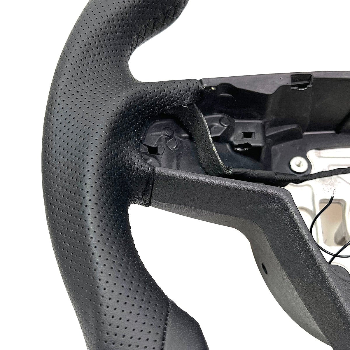 Round Steering Wheel Replacement for Tesla Model S / X 2021+【Style 1】 - Tesery Official Store