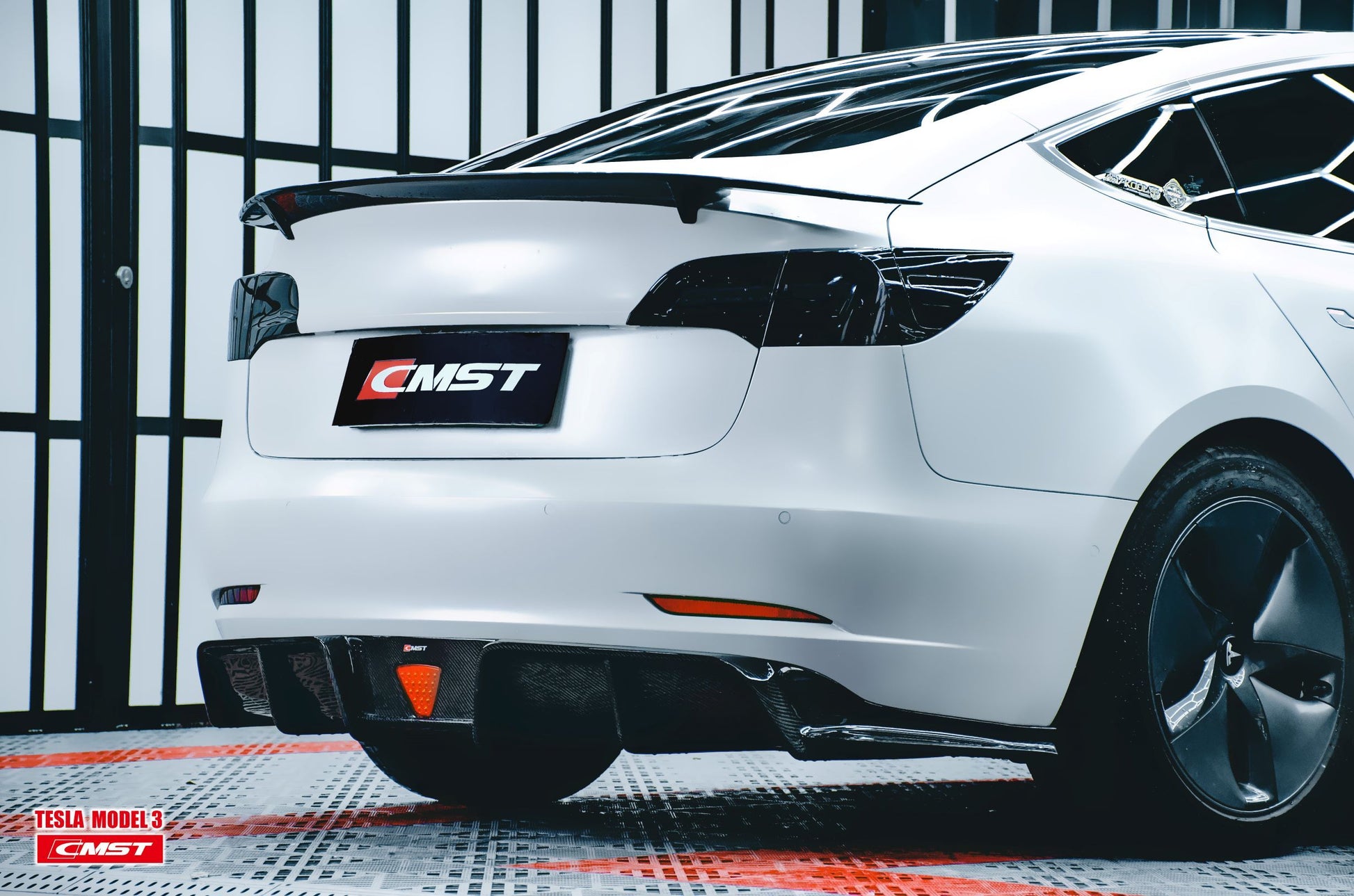 TESERY Tesla Model 3 Carbon Fiber Rear Spoiler Ver.3 - Tesery Official Store