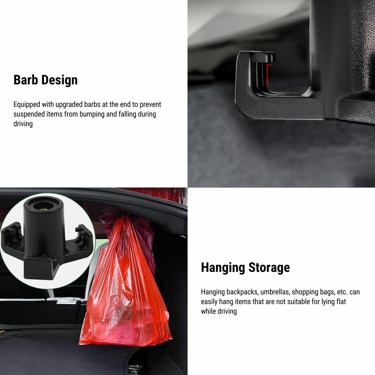 Trunk Hook Grocery Bag Hook for Tesla Model 3 2017-2024 - Tesery Official Store